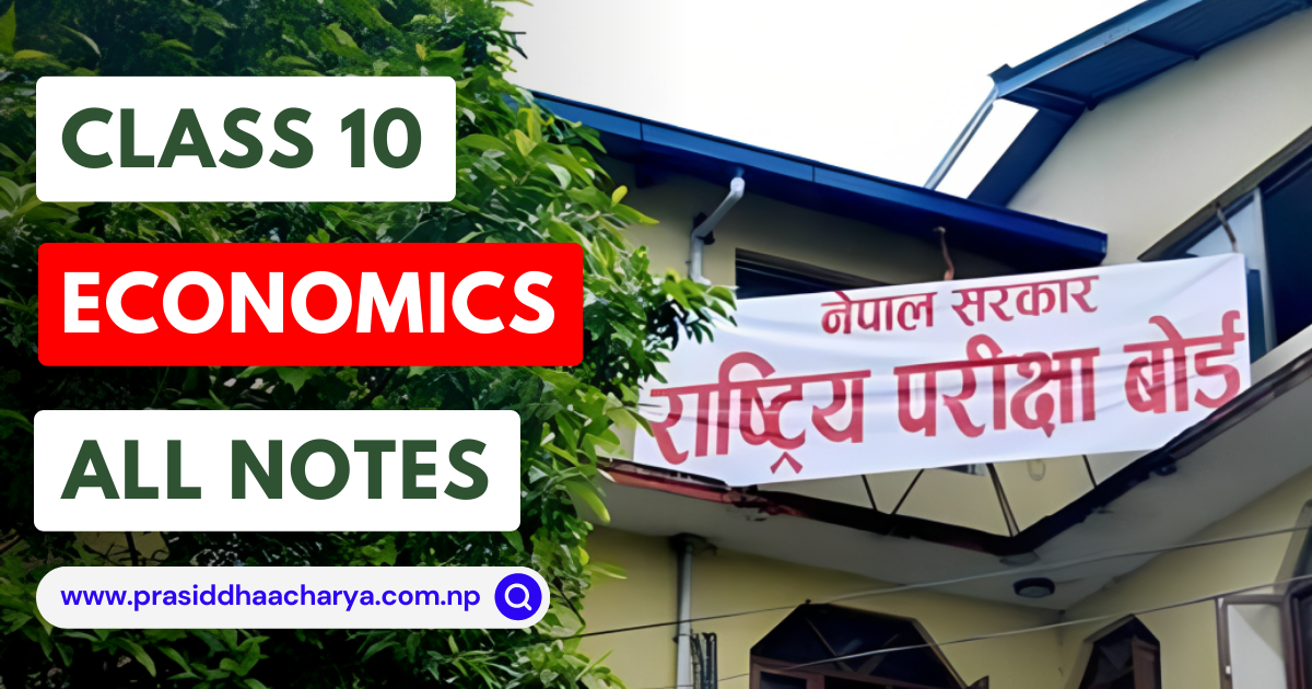 Class 10 Economics All Notes