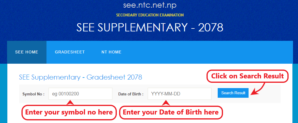 NEB Class 10 SEE Result